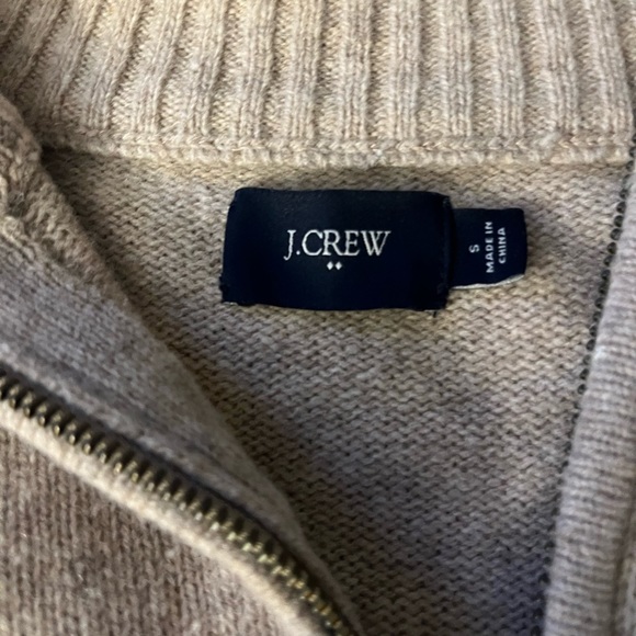 J. Crew Quarter zip wool sweater - Picture 3 of 4